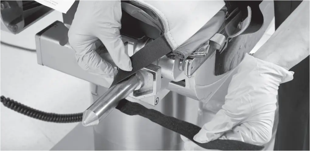 HOVERTECH T-Burg - Attaching to Operating Room Table 8