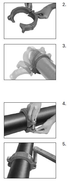 SHURJOINT Z07 Angle Pad Rigid Couplings 2