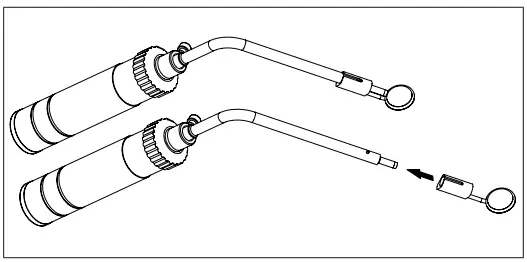 Set of laryngeal mirrors