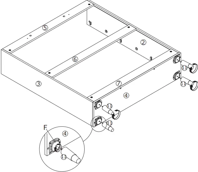 FUFU GAGA LNN-KF210118-01 Multi-colors Wood Shoe Cabinet-FIG12