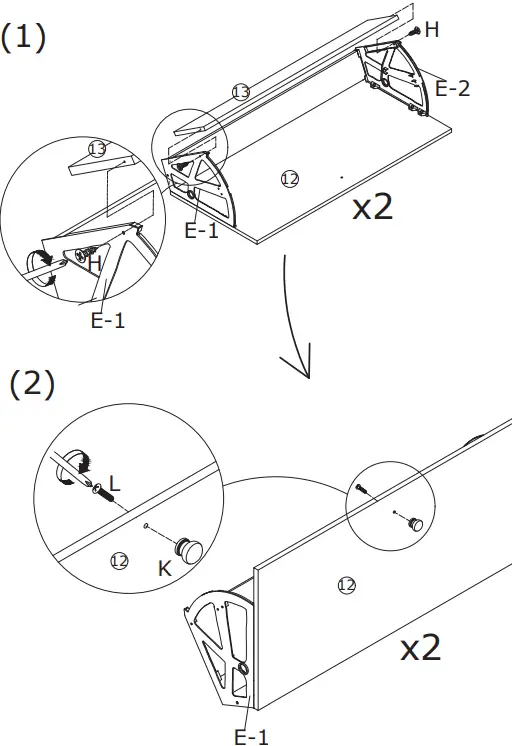 FUFU GAGA LNN-KF210118-01 Multi-colors Wood Shoe Cabinet-FIG17