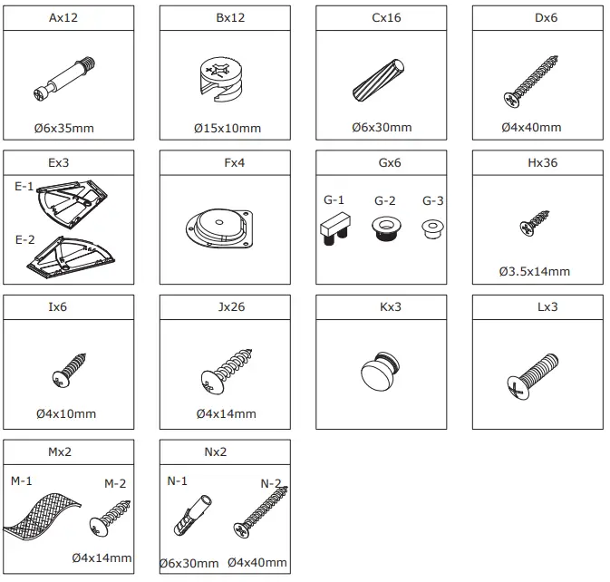 FUFU GAGA LNN-KF210118-01 Multi-colors Wood Shoe Cabinet-FIG4