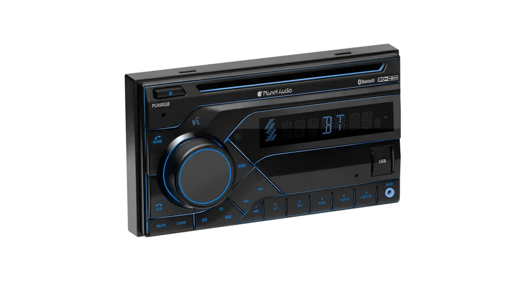 Planet Audio Pc45rgb Mp3-cd Compatible Digital Media Am-fm Receiver User Manual