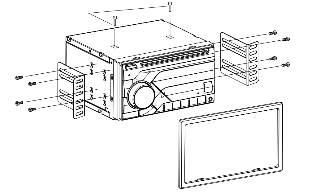 Planet Audio PC45RGB MP3-CD Compatible Digital Media AM-FM Receiver - fig 2