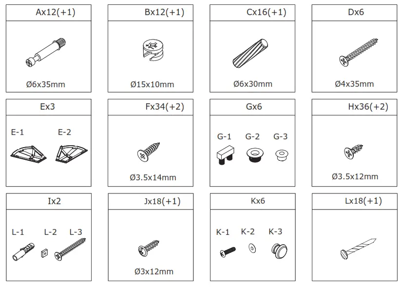 FUFU GAGA LJY-KF210120-01 18 Pair Multi-Colors Composite Shoe Cabinet - 1