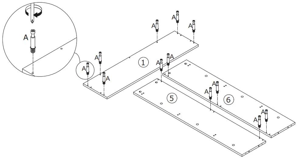 FUFU GAGA LJY-KF210120-01 18 Pair Multi-Colors Composite Shoe Cabinet - 3