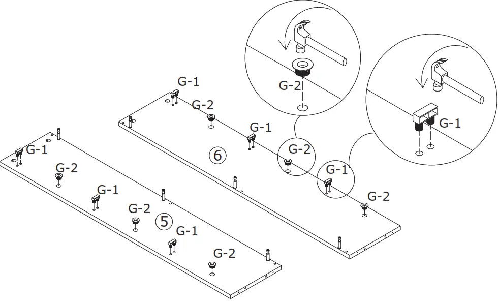 FUFU GAGA LJY-KF210120-01 18 Pair Multi-Colors Composite Shoe Cabinet - 4