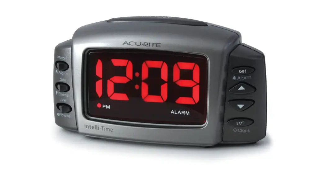 Acurite 13030 Alarm Clock With Intelli-time Instruction Manual