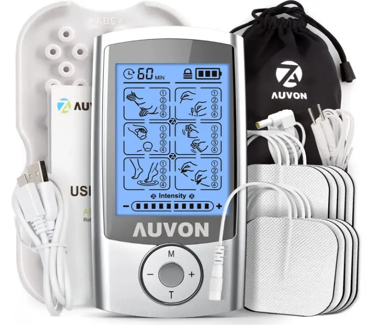 AUVON-SM9126-Rechargeable-TENS-Unit-Muscle-Stimulator-Product