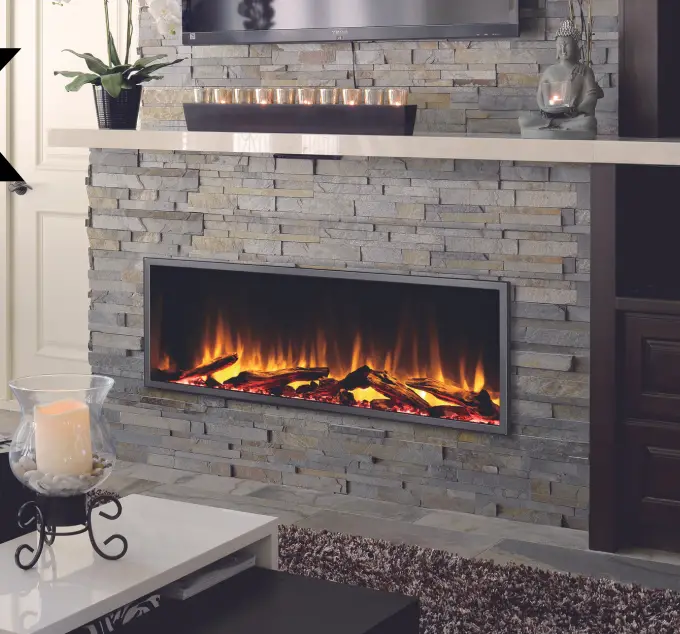 DYNASTY DY-BTX Series 82 Inch Recessed Linear Electric Fireplace-fig4