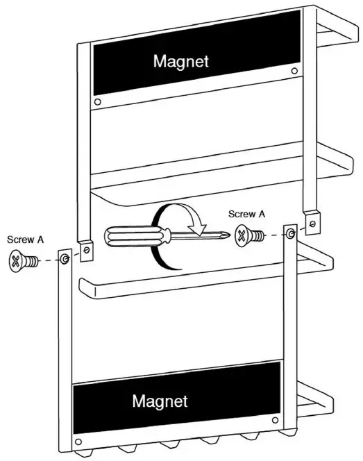 YAMAZAKI 2560 Plate Kitchen Rack-Magnetic Storage Holder & Organizer-1
