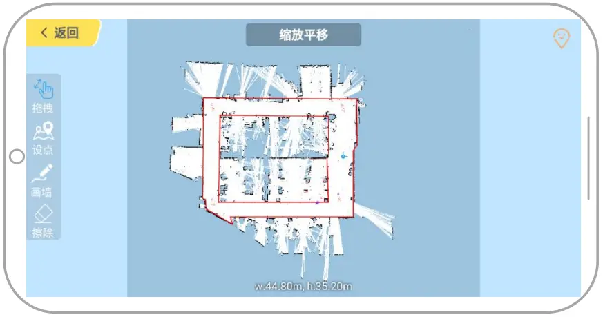 Map building navigation