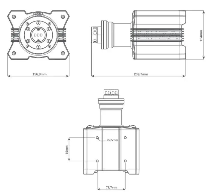 MOZA RACING R9 Direct Drive Wheelbase User Manual - Basic Parameters