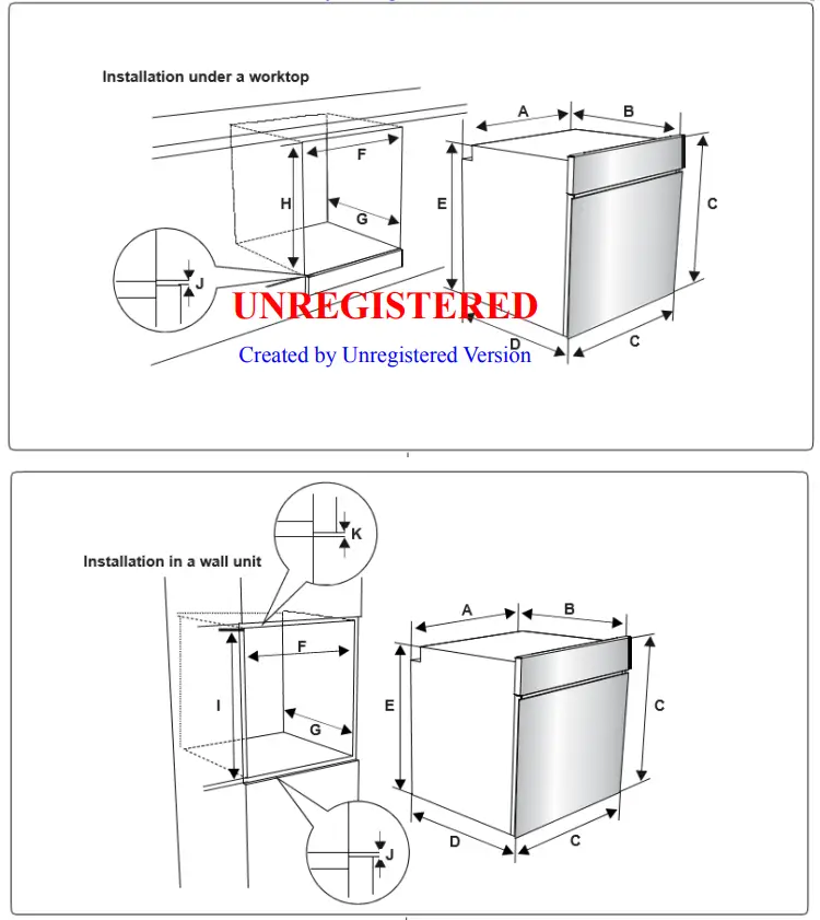 HEINNER HBO-V659GCD-GBK Built In Oven - Unregistered Version