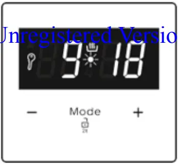 HEINNER HBO-V659GCD-GBK Built In Oven - illuminated