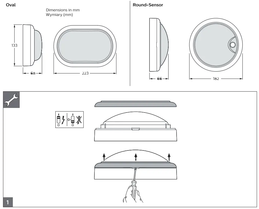 mazDa WL007C Wall Mounted Round Sensor - fig 2