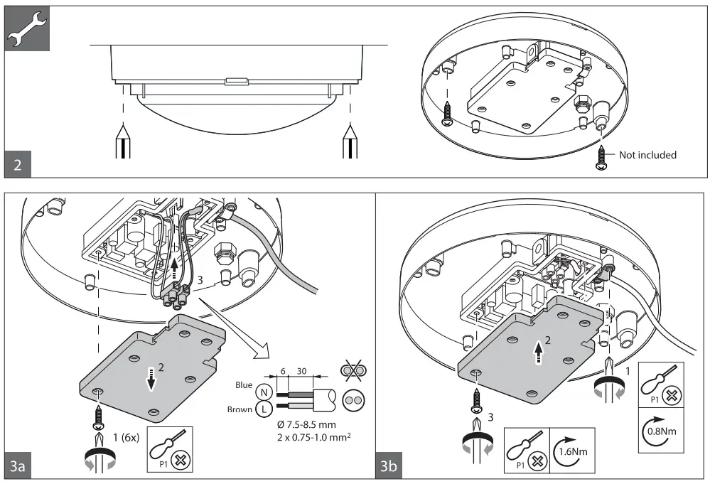 mazDa WL007C Wall Mounted Round Sensor - fig 3