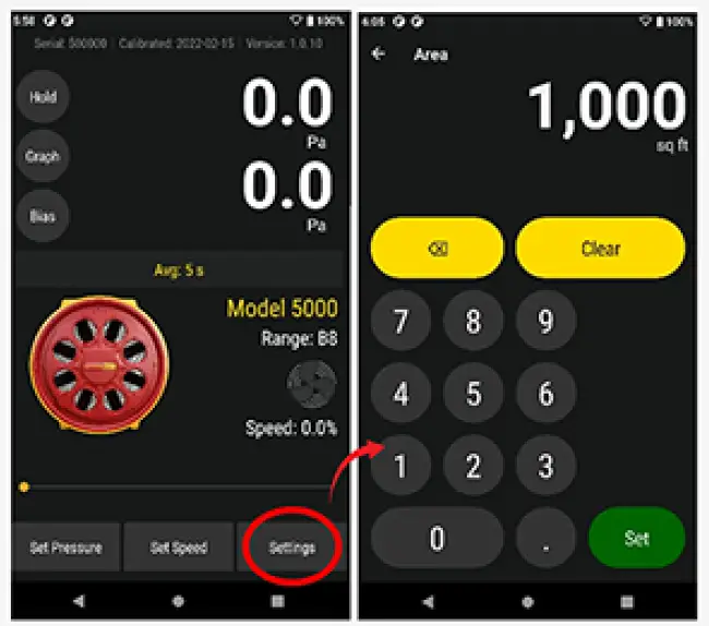retrotec DM32X Digital Gauge for Blower Doors and Duct Testers 5