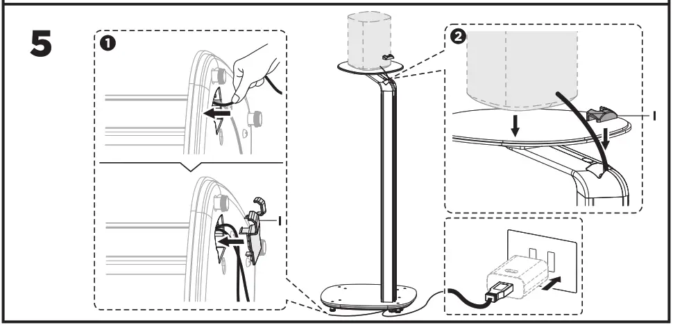 PBTECH BS-62L-04 Speaker Floor Stand - 4