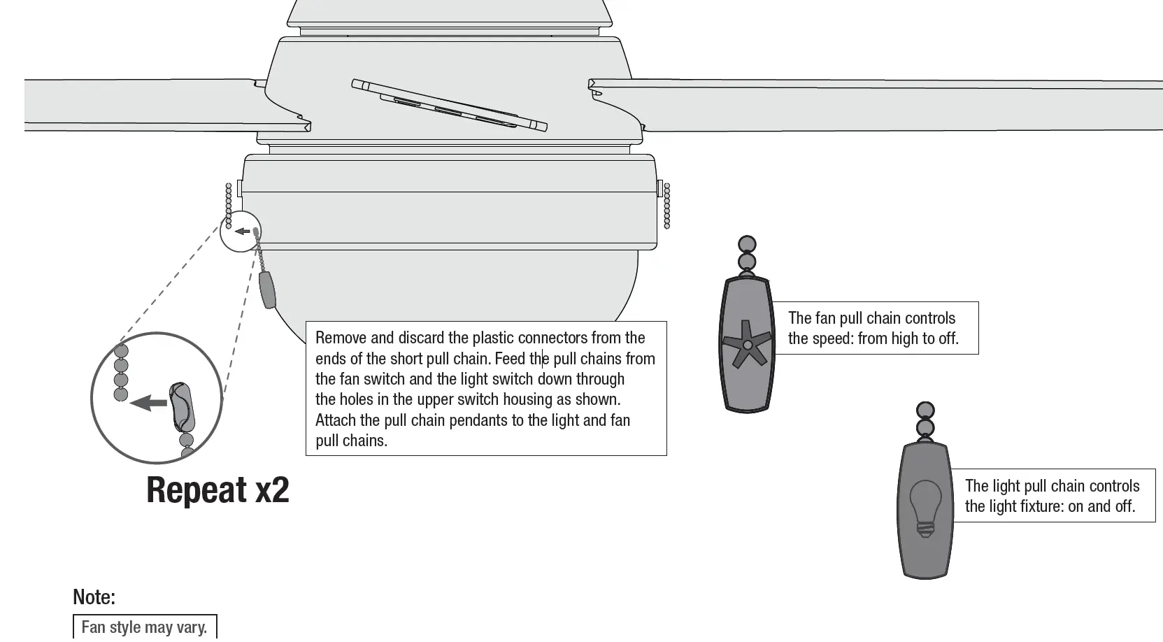 Installing the Pull Chains