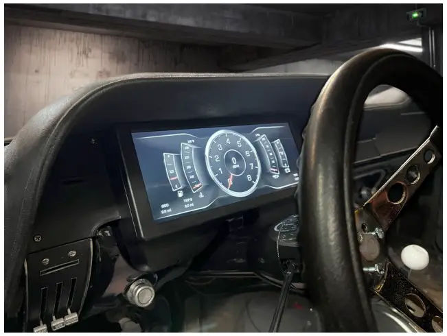 JEGS InVision Ford Mustang 1967 and 1968 Direct Fit Digital Dash Speed Meter - desired color 8