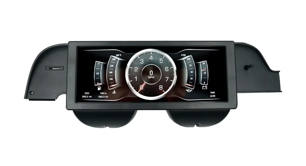 Jegs Invision Ford Mustang 1967 And 1968 Direct Fit Digital Dash Speed Meter Instructions