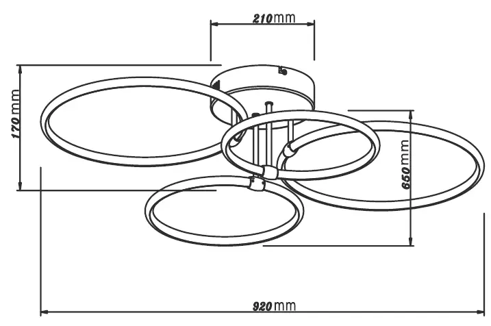 QAZQA 103417 Ceiling Lamp 2