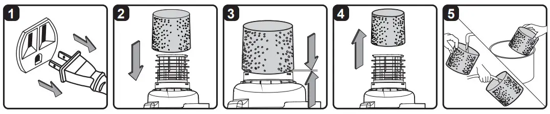 Vacmaster VJE1412SW 14 Gallon Wet - CLEANING FOAM WET FILTER