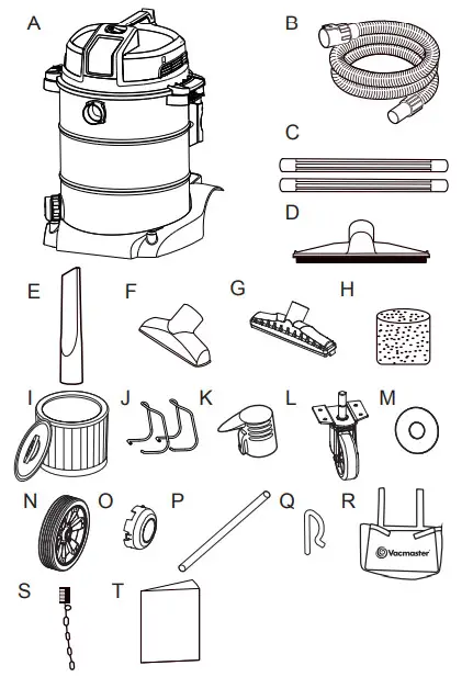Vacmaster VJE1412SW 14 Gallon Wet - UNPACKING