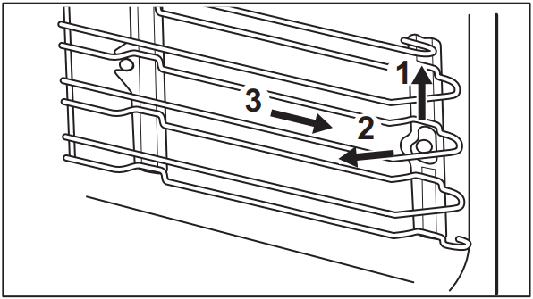 AEG KME761080M Microwave Combi Oven - Shelf supports
