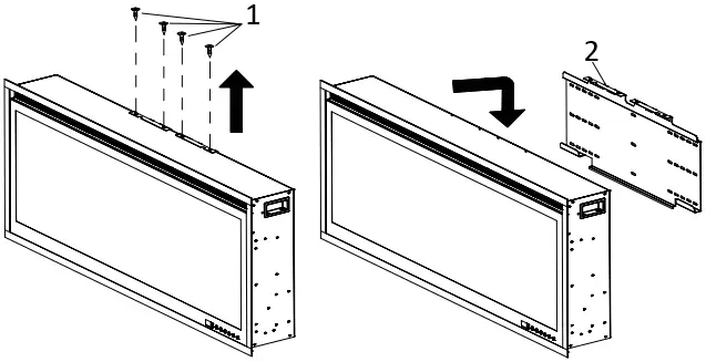 Scandia SG010400165 Aurora 36 Inch Electric Fireplace A3