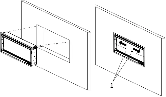 Scandia SG010400165 Aurora 36 Inch Electric Fireplace A5