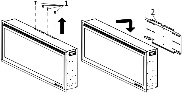 Scandia SG010400165 Aurora 36 Inch Electric Fireplace A8