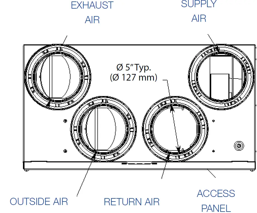 aldes RESIDENTIAL HRV H150-TRG Heat Recovery Ventilator 09