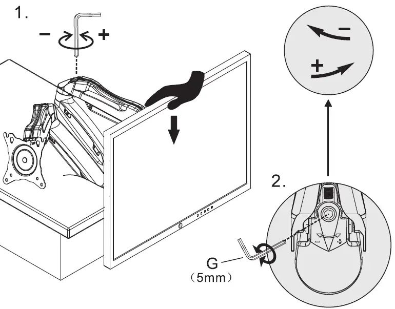 NORTH-BAYOU-F160-Flexi-Full-Motion-Desk-Mount-12
