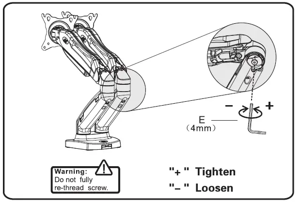 NORTH-BAYOU-F160-Flexi-Full-Motion-Desk-Mount-14