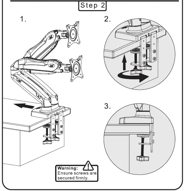 NORTH-BAYOU-F160-Flexi-Full-Motion-Desk-Mount-5