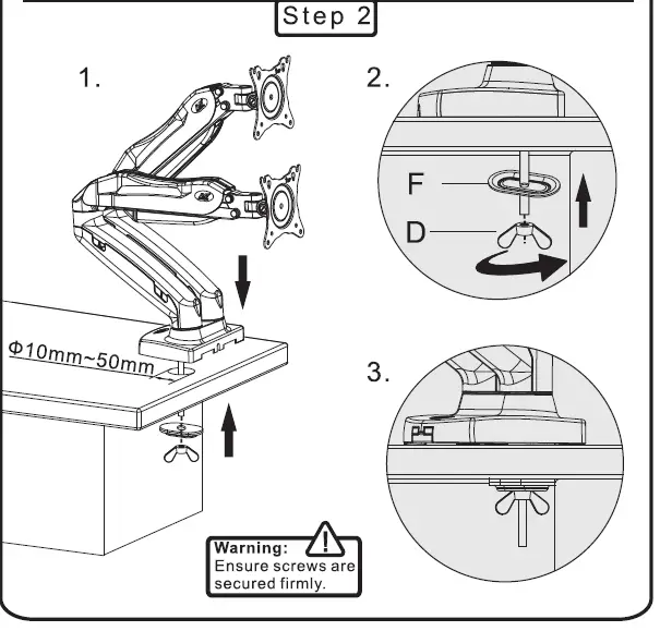 NORTH-BAYOU-F160-Flexi-Full-Motion-Desk-Mount-7