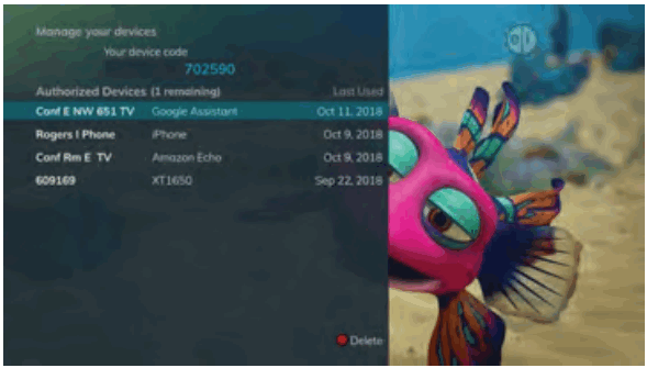 Swiftel IPTV Middleware Remote Control and DVR - Device Code