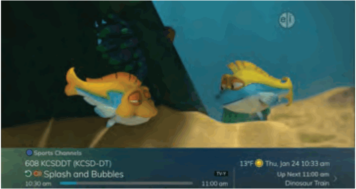 Swiftel IPTV Middleware Remote Control and DVR - Favorites List example