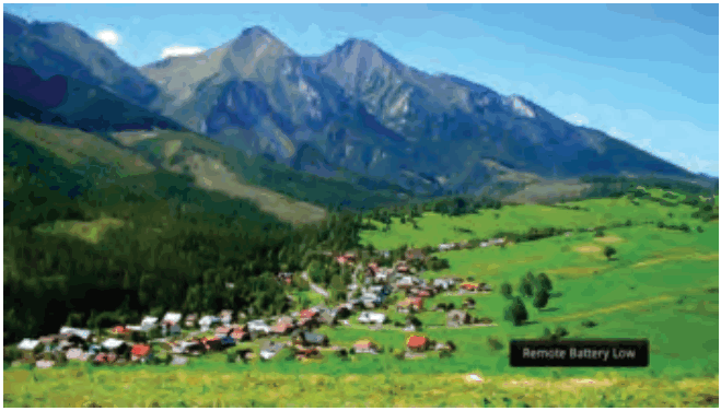 Swiftel IPTV Middleware Remote Control and DVR - Low Battery