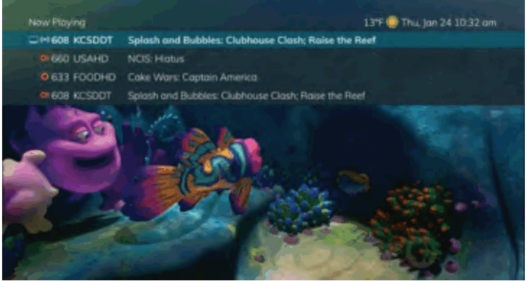 Swiftel IPTV Middleware Remote Control and DVR - Now Playing