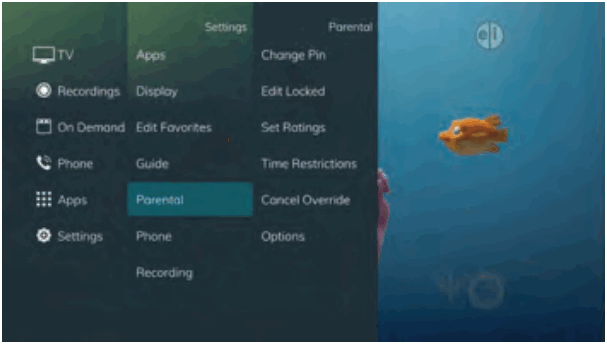 Swiftel IPTV Middleware Remote Control and DVR - Parental Controls