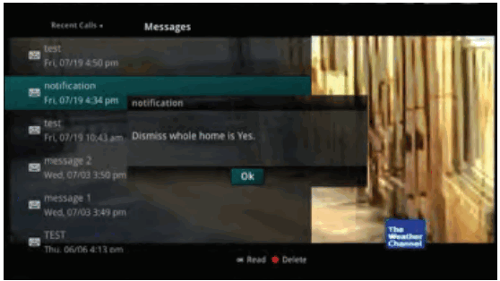 Swiftel IPTV Middleware Remote Control and DVR - Phone Menu 3