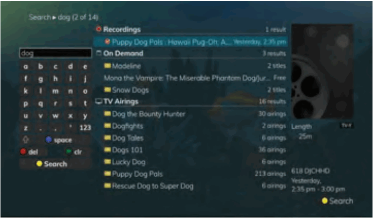 Swiftel IPTV Middleware Remote Control and DVR - Remote Control