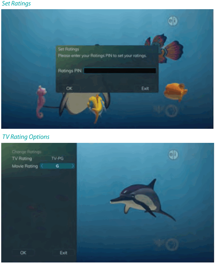 Swiftel IPTV Middleware Remote Control and DVR - Set Ratings