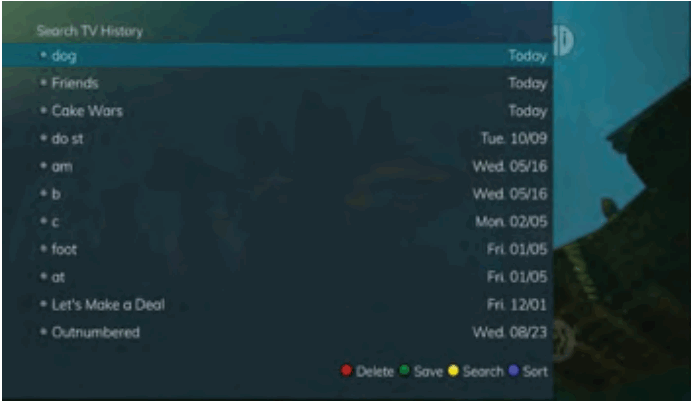Swiftel IPTV Middleware Remote Control and DVR - alphabetical