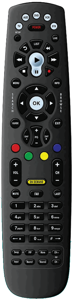 Swiftel IPTV Middleware Remote Control and DVR
