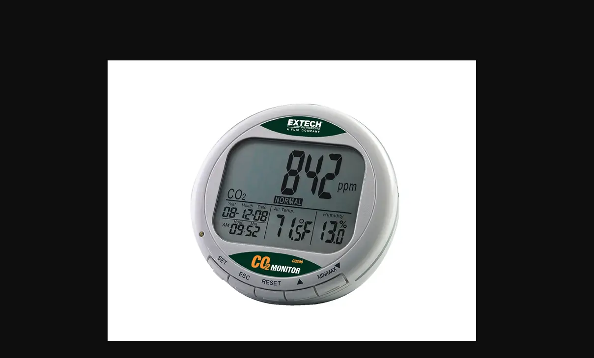 Extech Co200 Desktop Indoor Air Quality Co2 User Manual Extech Co200 Desktop Indoor Air Quality Co2 User Manual