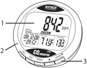 EXTECH CO200 - METER Description